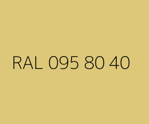 Kleur RAL 095 80 40 