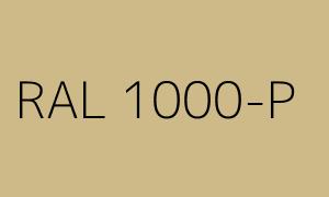 Kleur RAL 1000-P