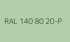 Kleur RAL 140 80 20-P