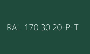 Kleur RAL 170 30 20-P-T