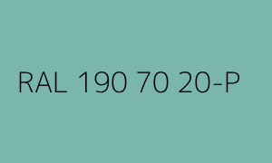Kleur RAL 190 70 20-P