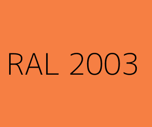 Kleur RAL 2003 PASTELORANJE
