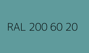 Kleur RAL 200 60 20