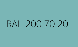 Kleur RAL 200 70 20