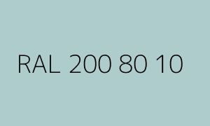 Kleur RAL 200 80 10