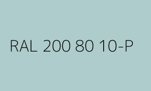 Kleur RAL 200 80 10-P