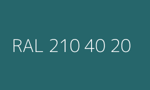 Kleur RAL 210 40 20