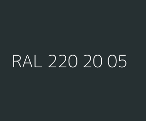 Kleur RAL 220 20 05 