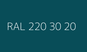 Kleur RAL 220 30 20