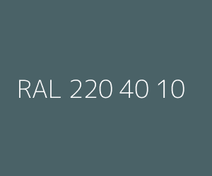 Kleur RAL 220 40 10 