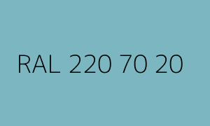 Kleur RAL 220 70 20