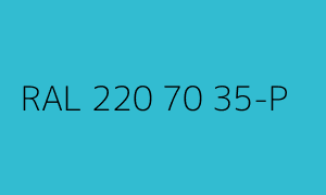 Kleur RAL 220 70 35-P