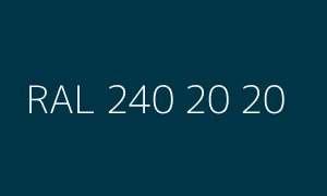 Kleur RAL 240 20 20