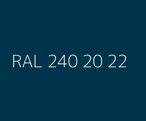 Kleur RAL 240 20 22 
