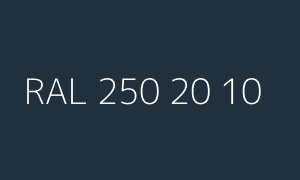 Kleur RAL 250 20 10