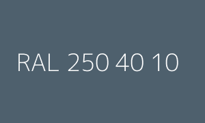 Kleur RAL 250 40 10
