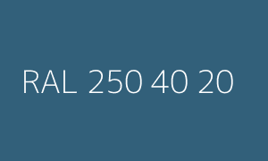 Kleur RAL 250 40 20