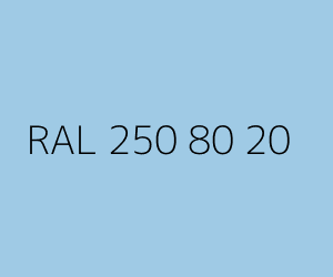 Kleur RAL 250 80 20 