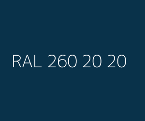Kleur RAL 260 20 20 