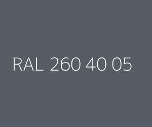 Kleur RAL 260 40 05 