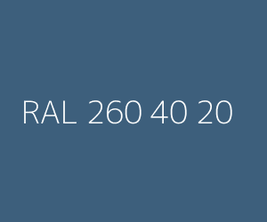Kleur RAL 260 40 20 