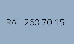Kleur RAL 260 70 15