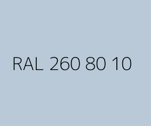 Kleur RAL 260 80 10 