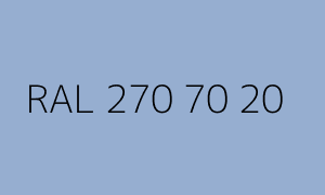 Kleur RAL 270 70 20