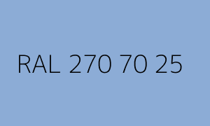 Kleur RAL 270 70 25