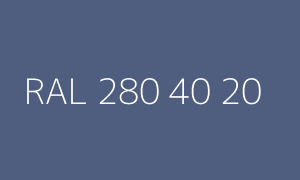 Kleur RAL 280 40 20