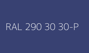 Kleur RAL 290 30 30-P