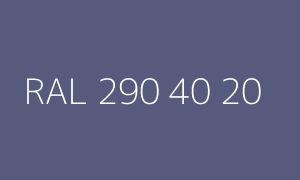 Kleur RAL 290 40 20