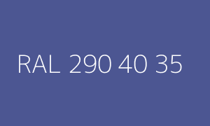 Kleur RAL 290 40 35