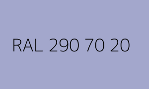 Kleur RAL 290 70 20
