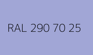 Kleur RAL 290 70 25