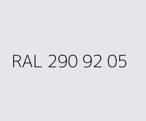 Kleur RAL 290 92 05 