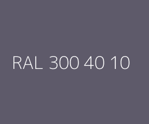 Kleur RAL 300 40 10 