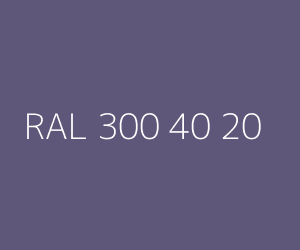 Kleur RAL 300 40 20 