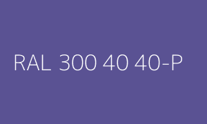 Kleur RAL 300 40 40-P