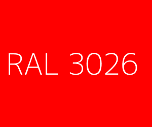 Kleur RAL 3026 BRILJANT LICHTROOD
