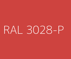 Kleur RAL 3028-P ZUIVER ROOD