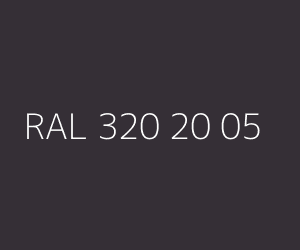 Kleur RAL 320 20 05 