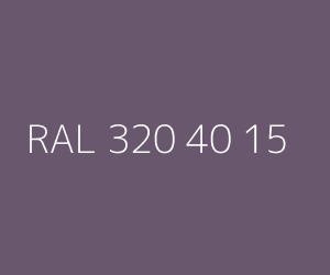 Kleur RAL 320 40 15 