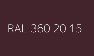 Kleur RAL 360 20 15
