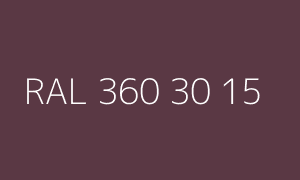 Kleur RAL 360 30 15