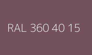 Kleur RAL 360 40 15