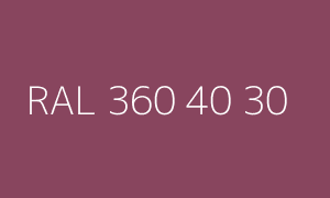 Kleur RAL 360 40 30