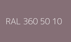 Kleur RAL 360 50 10