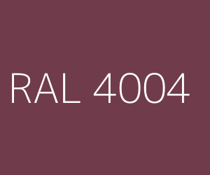 Kleur RAL 4004 BORDEUAXPAARS