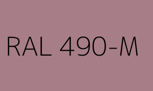 Kleur RAL 490-M